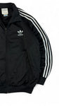 Vintage Adidas Sportjacke 90s Firebird Schwarz D5 M
