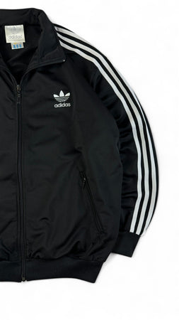 Vintage Adidas Sportjacke 90s Firebird Schwarz D5 M