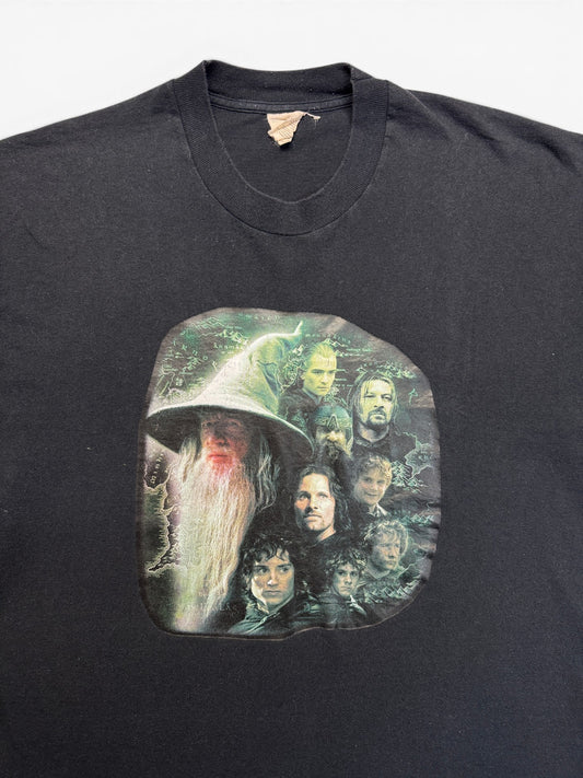 90s Screen Stars Shirt Der Herr Der Ringe Bootleg Fotoprint Single Stitch Schwarz