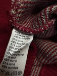 90s Lacoste Strickpullover Wolle Made In France Rot M-L