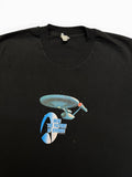 90s Screen Stars Shirt Star Trek "The Future Of Energy" Single Stitch Schwarz