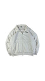 Vintage Adidas Sportjacke/Blouson 80s Frottee Innenfutter Weiß D52 L