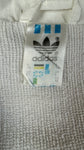 Vintage Adidas Sportjacke/Blouson 80s Frottee Innenfutter Weiß D52 L