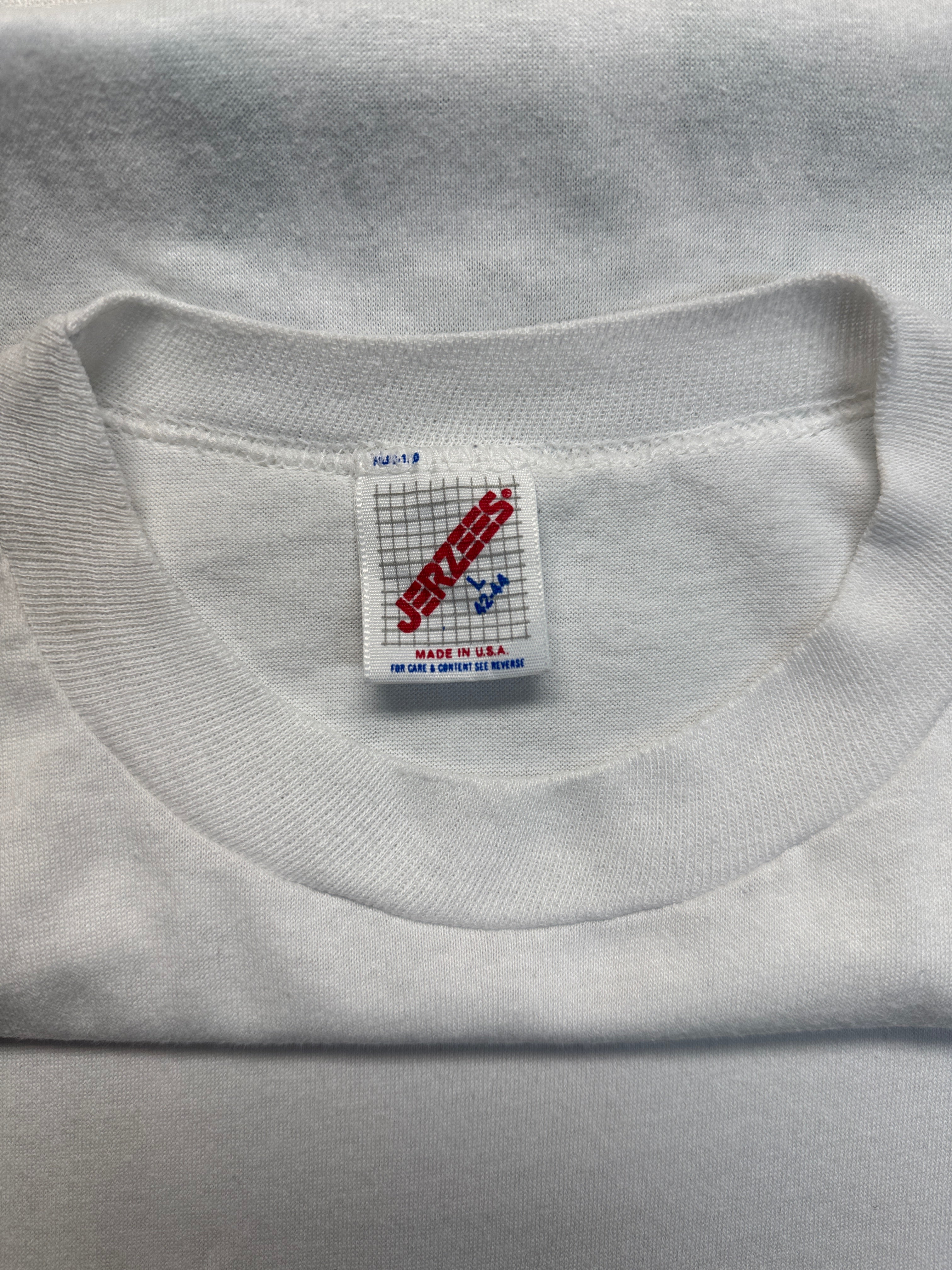 90s Jerzees Shirt "Where The Wild Things Are" Single Stitch Made In USA Weiß