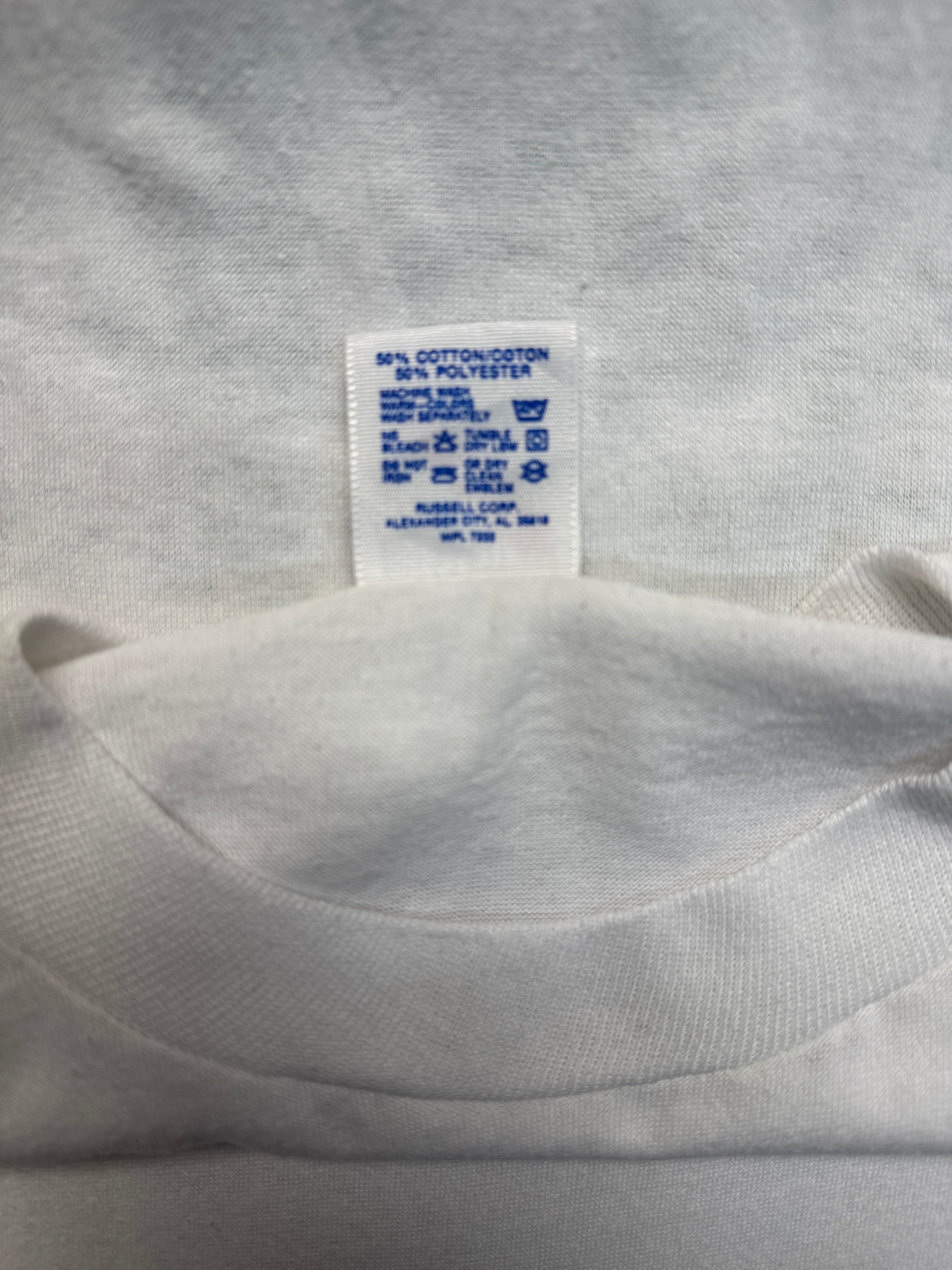 90s Jerzees Shirt "Where The Wild Things Are" Single Stitch Made In USA Weiß