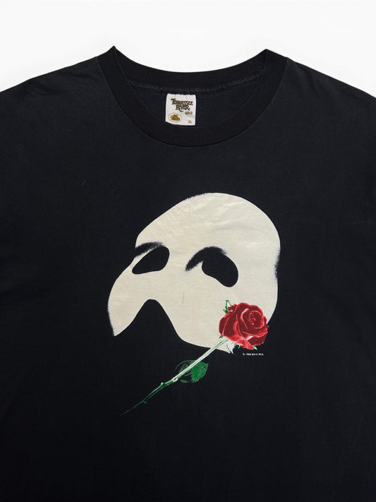 1986 Tennessee River Shirt Phantom Der Oper Single Stitch Made In USA Schwarz