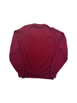 90s Burberrys Strickpullover Lammwolle Made In Scotland Rot M-L
