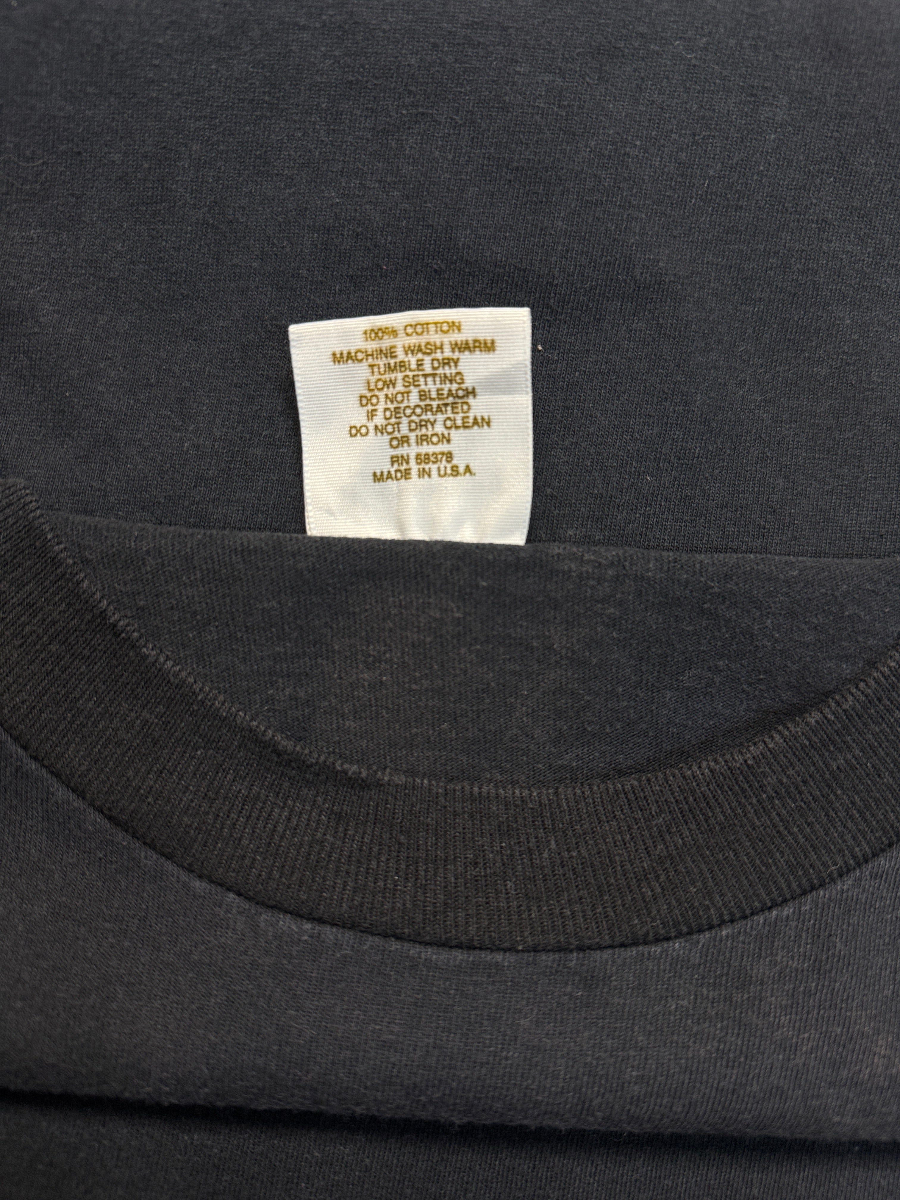 1986 Tennessee River Shirt Phantom Der Oper Single Stitch Made In USA Schwarz