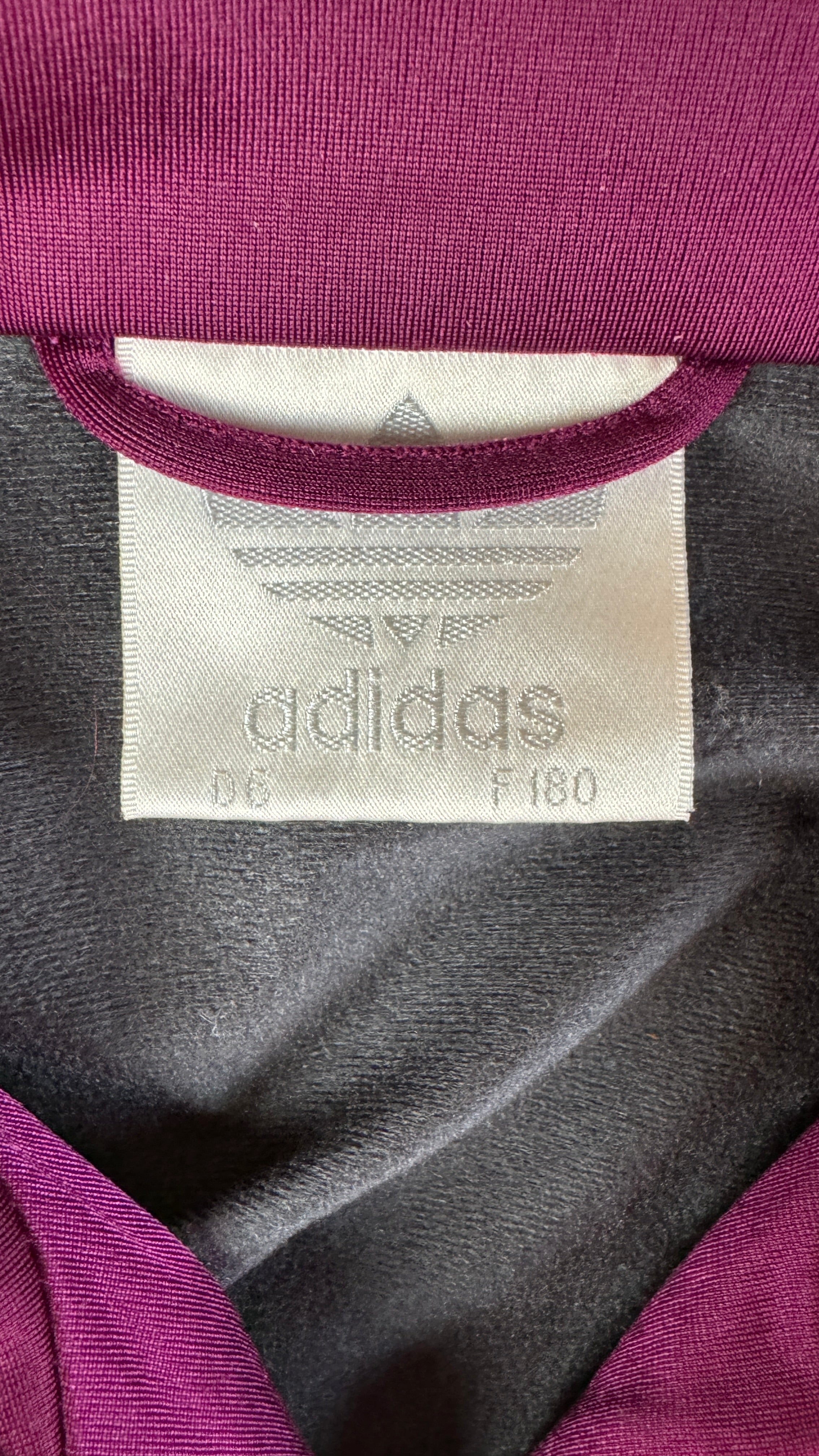 Vintage Adidas Sportjacke 90s Blau Schwarz D6 M-L