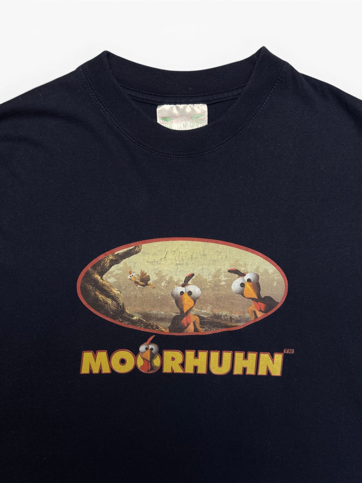 00s Gaming Promo Shirt Moorhuhn Dunkelblau