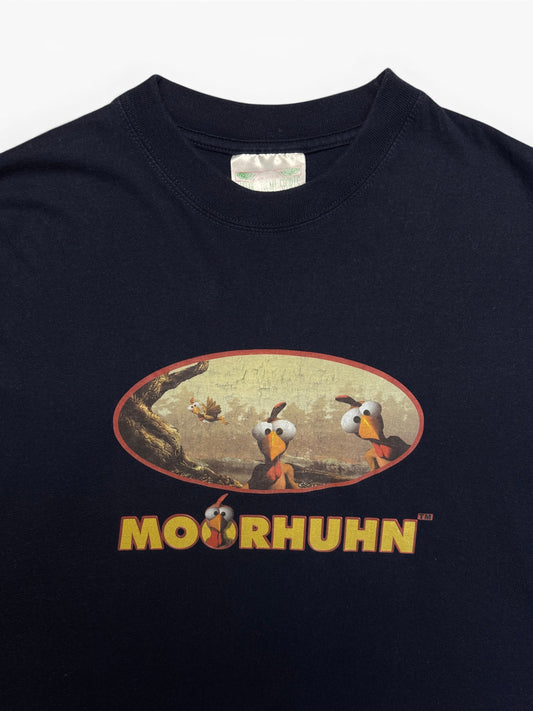 00s Gaming Promo Shirt Moorhuhn Dunkelblau