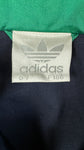 Vintage Adidas Sportjacke 90s Nylon Navy Grün D7 L-XL