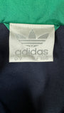 Vintage Adidas Sportjacke 90s Nylon Navy Grün D7 L-XL
