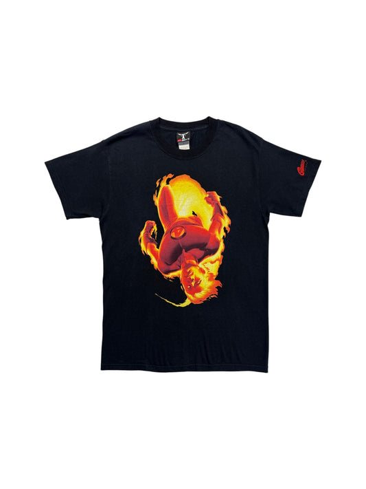 2004 Marvel Shirt Human Torch By Graphitti Schwarz