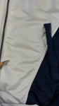 Vintage Adidas Sportjacke 90s Training Weiß Dunkelblau D5 M