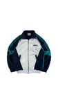 Vintage Adidas Sportjacke 90s Training Weiß Dunkelblau D5 M