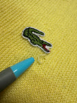 70s Lacoste By Izod Strickpullover V-Ausschnitt "Spool Tag" Made In USA Gelb XL