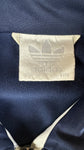 Vintage Adidas Sportjacke 90s Training Weiß Dunkelblau D5 M
