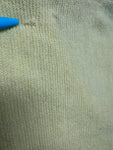 70s Lacoste By Izod Strickpullover V-Ausschnitt "Spool Tag" Made In USA Gelb XL