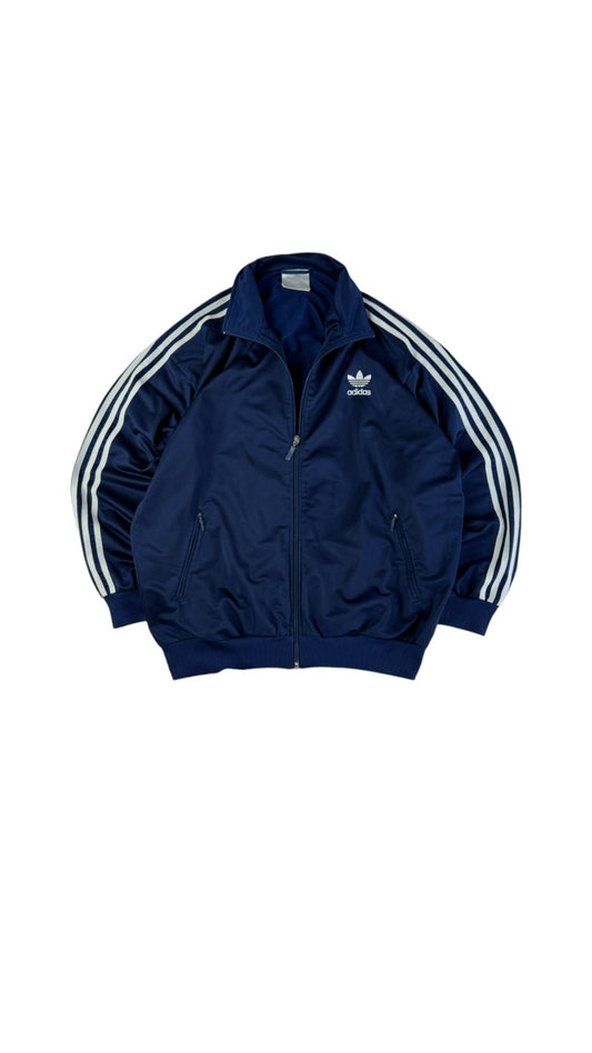 Vintage Adidas Sportjacke 90s Firebird Navy D6 M-L