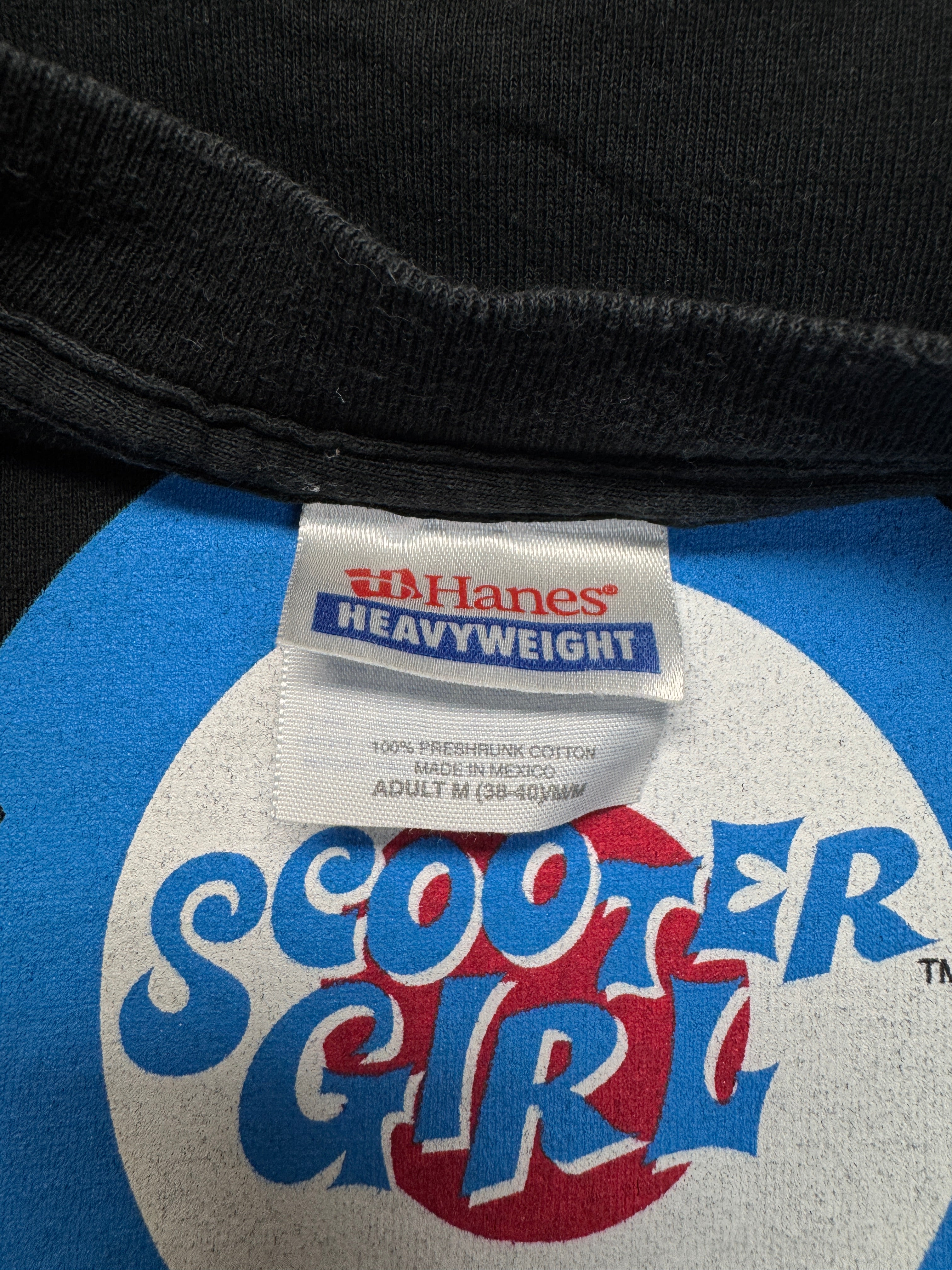 2003 Hanes Shirt Scooter Girl Chynna Clugston Schwarz M