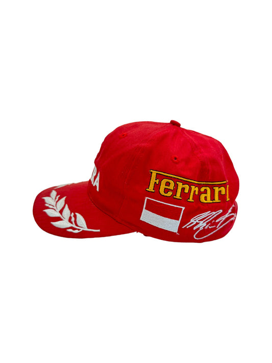 Vintage Formel 1 Cap Dekra x Ferrari x Michael Schuhmacher Rot