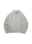80s Hugo Boss Strickpullover 3D Knit "Money Money Rockefeller" Weiß 54 XL-XXL