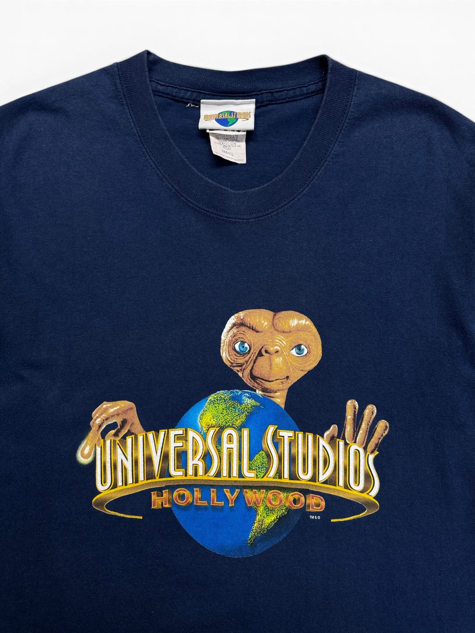 2000 Universal Studios Hollywood Shirt E.T. Dunkelblau