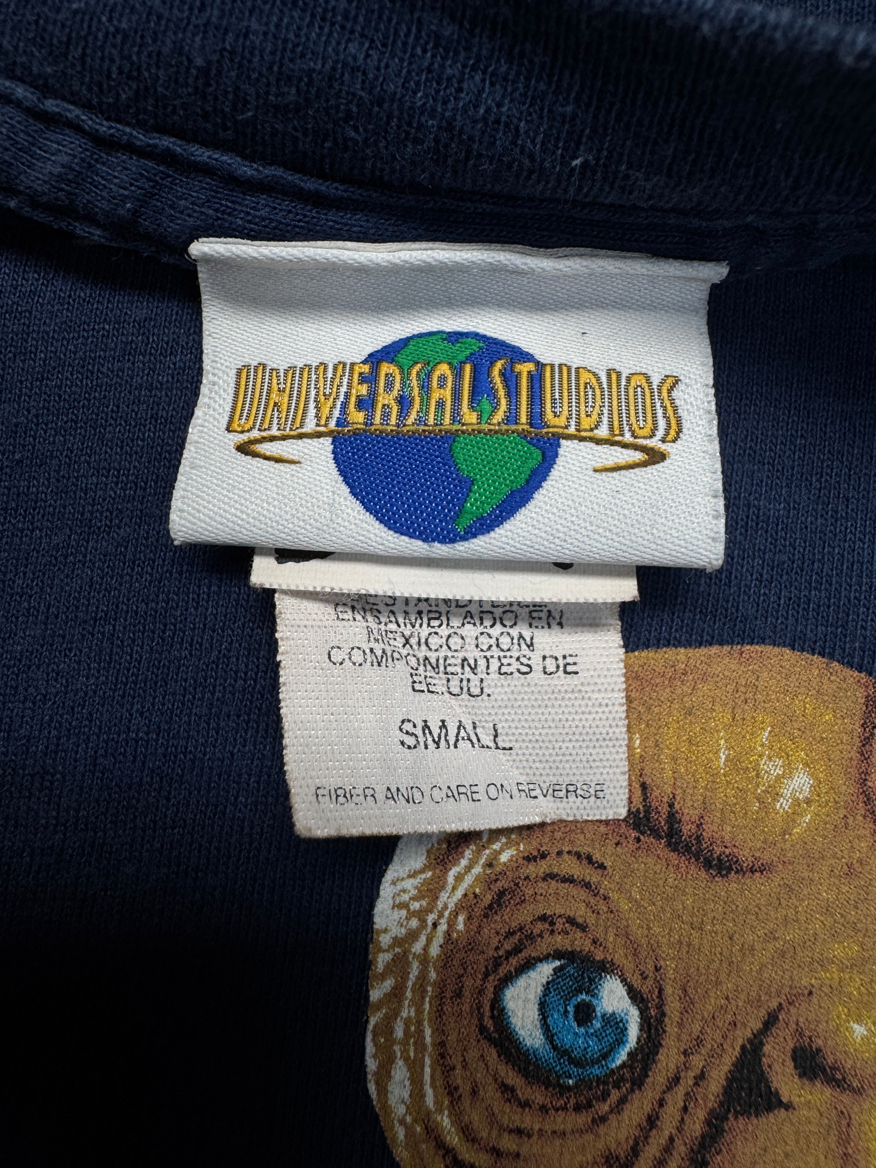 2000 Universal Studios Hollywood Shirt E.T. Dunkelblau