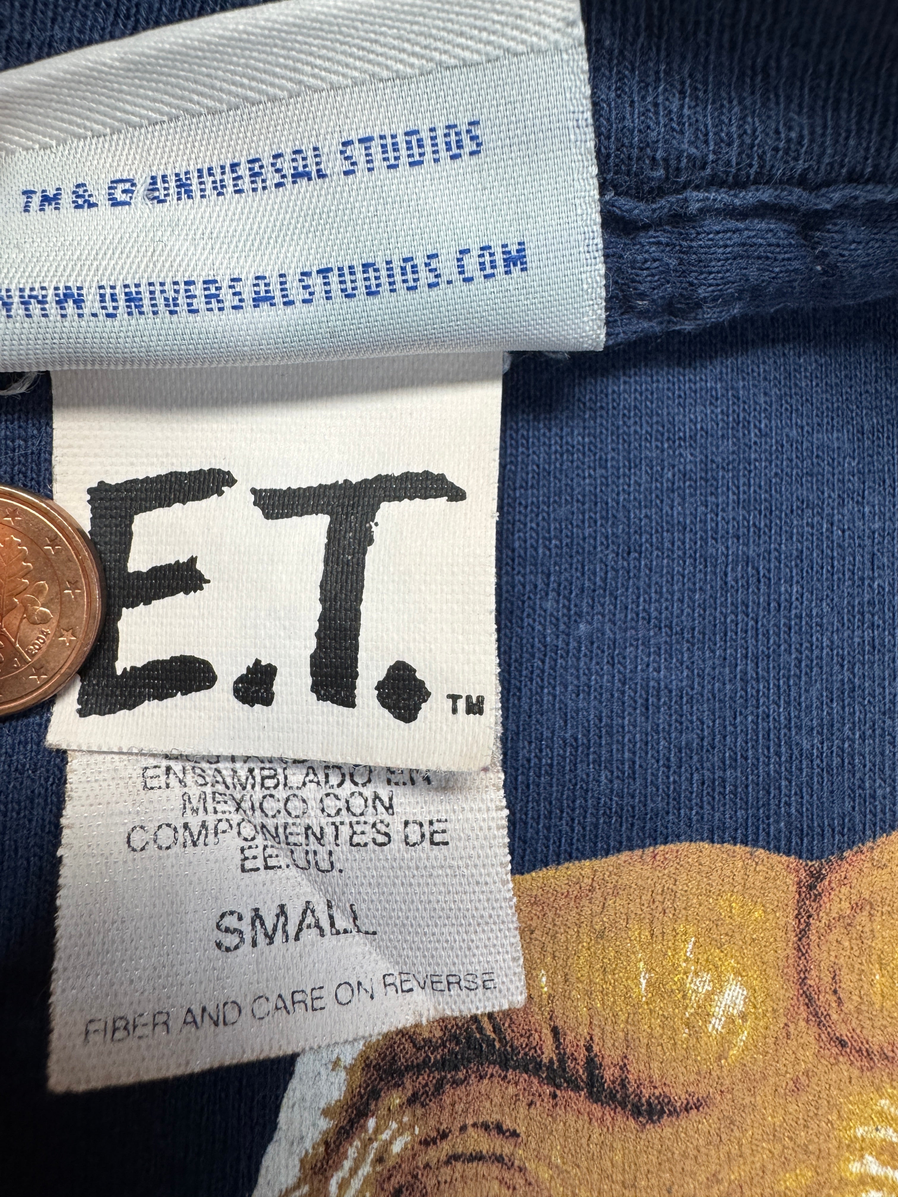 2000 Universal Studios Hollywood Shirt E.T. Dunkelblau