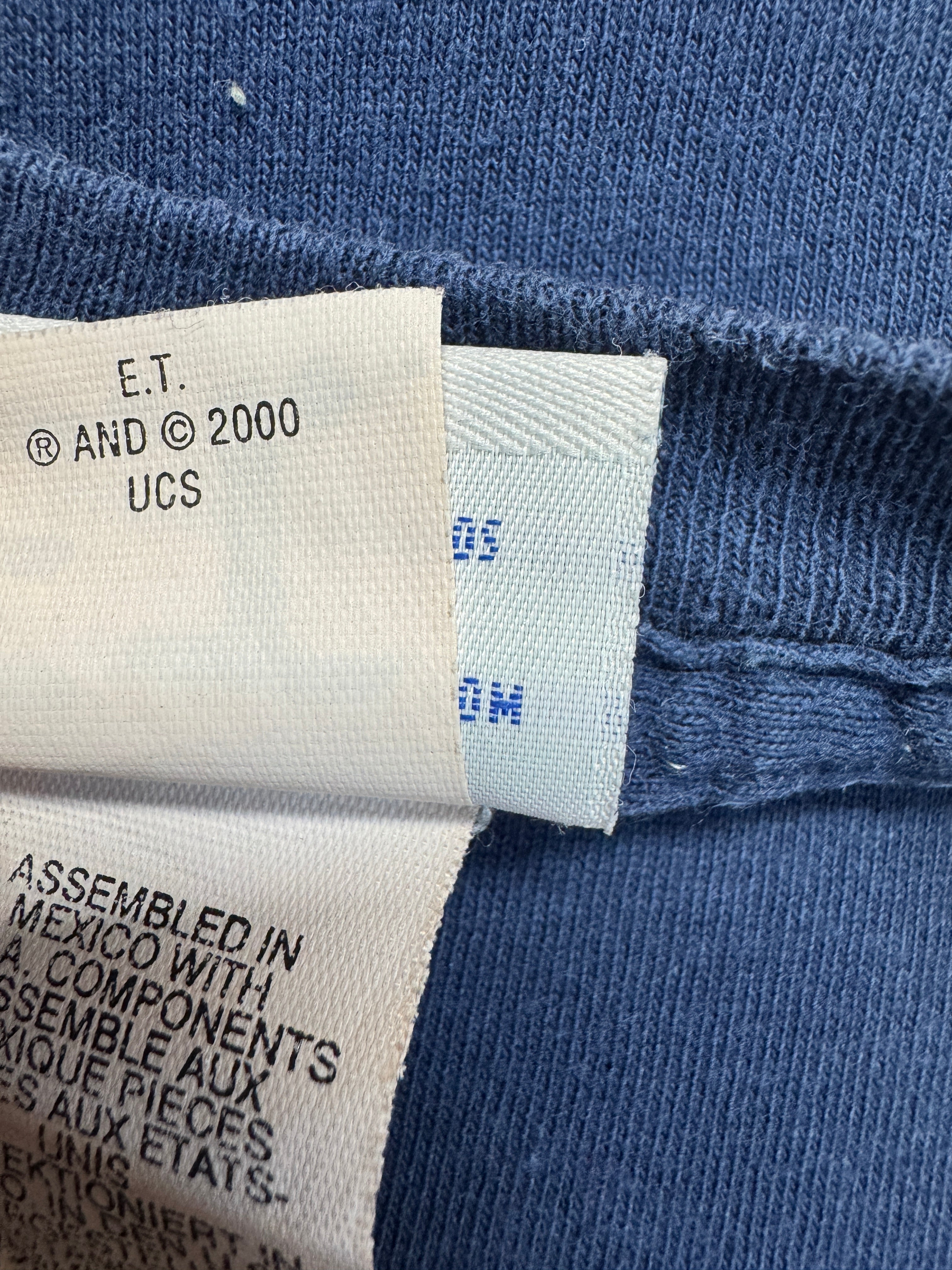2000 Universal Studios Hollywood Shirt E.T. Dunkelblau