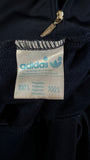 Vintage Adidas Sportjacke Early 90s Firebird Dunkelblau Rosa F180 M-L