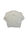 80s Hugo Boss Strickpullover 3D Knit "Money Money Rockefeller" Weiß 54 XL-XXL