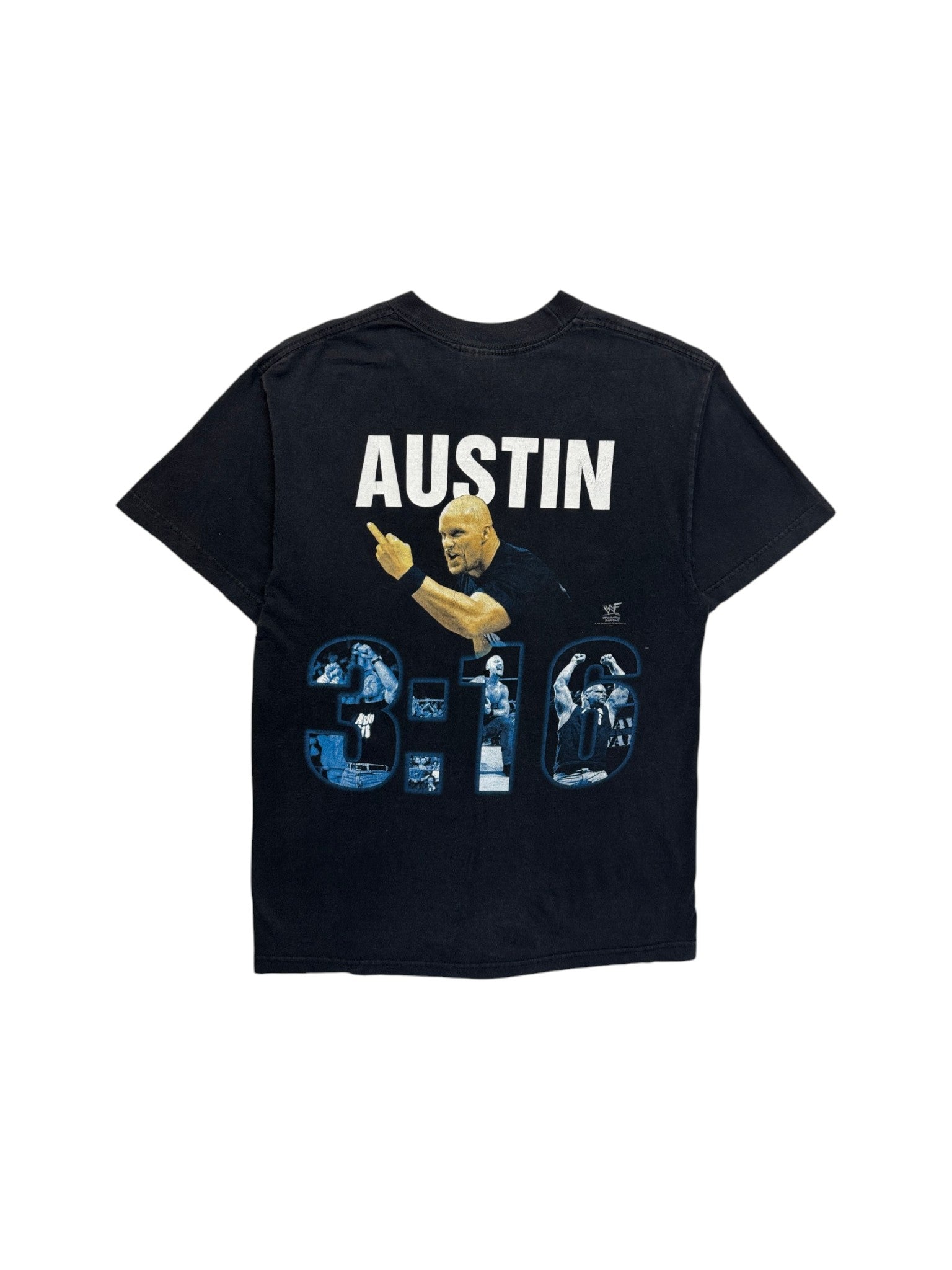 1998 WWE Shirt Stone Cold Steve Austin Schwarz