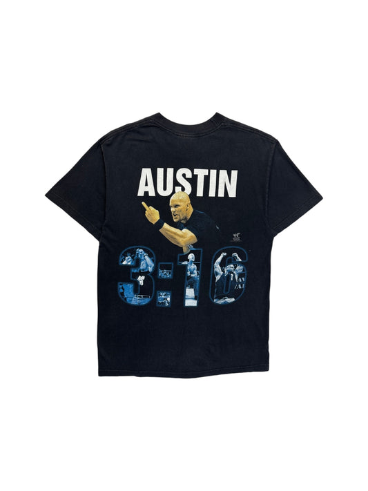 1998 WWE Shirt Stone Cold Steve Austin Schwarz