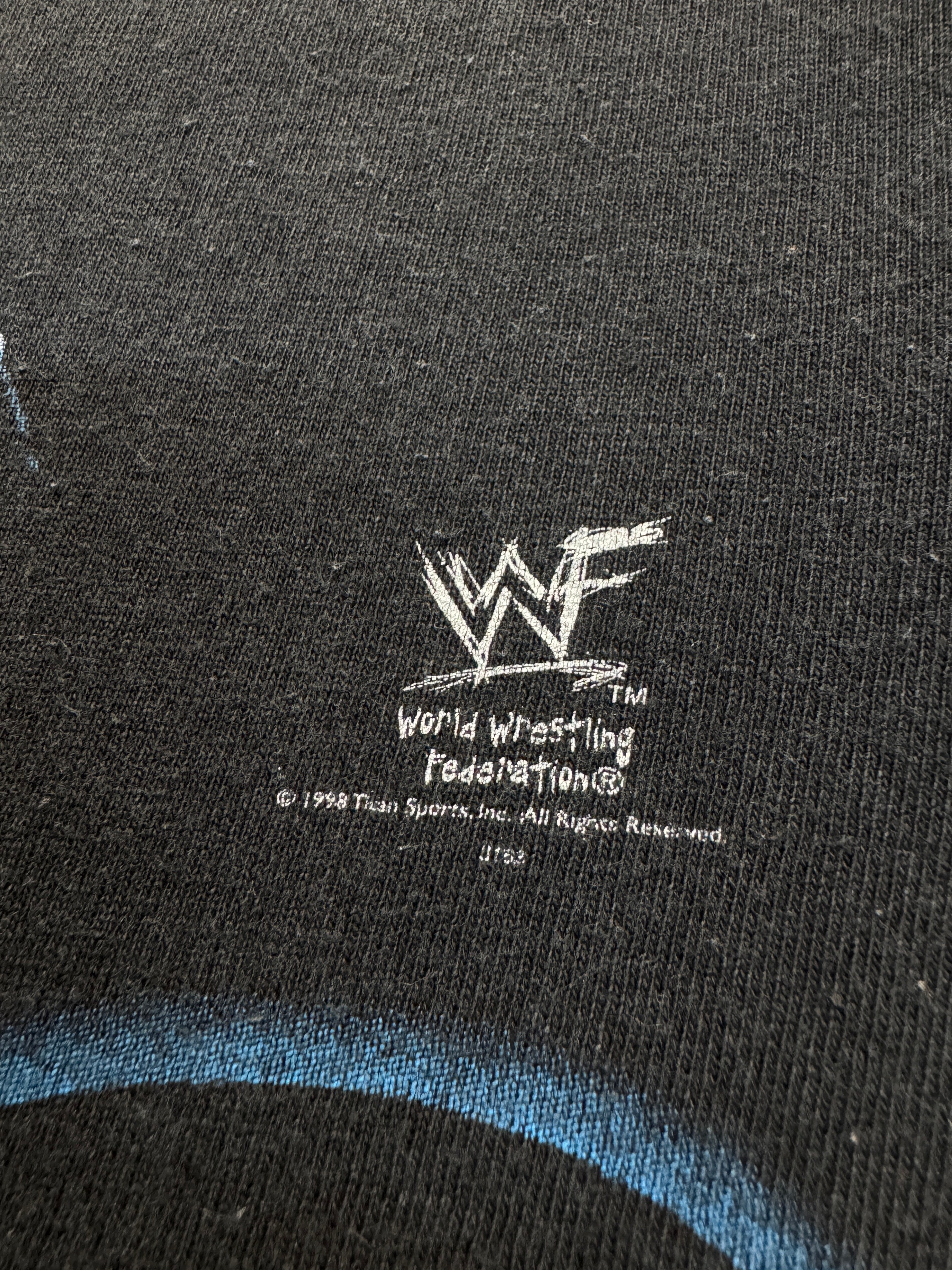 1998 WWE Shirt Stone Cold Steve Austin Schwarz