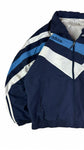 Vintage Adidas Sportjacke 90s Blau D6 M-L