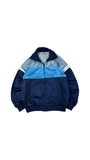 Vintage Adidas Sportjacke 80s Made In Ungarn Blau Grau D56 XL-XXL