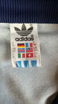 Vintage Adidas Sportjacke 80s Made In Ungarn Blau Grau D56 XL-XXL