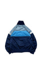 Vintage Adidas Sportjacke 80s Made In Ungarn Blau Grau D56 XL-XXL