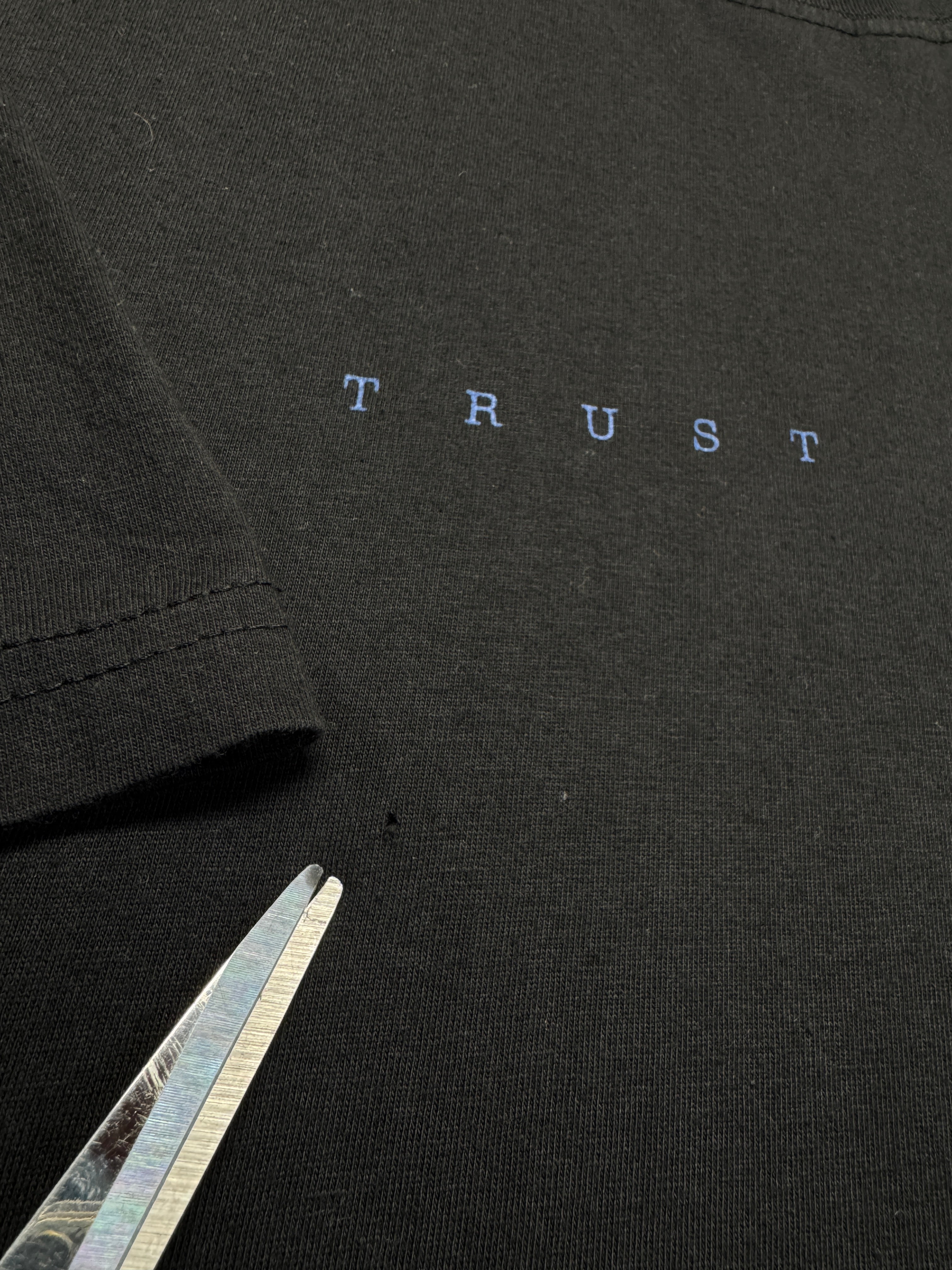 1995 Twentieth Century Shirt X Files "Trust no one" Schwarz