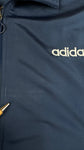 Vintage Adidas Sportjacke 90s Big Trefoil Navy Grün D7 L-XL