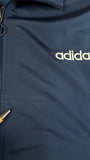 Vintage Adidas Sportjacke 90s Big Trefoil Navy Grün D7 L-XL