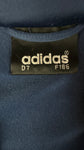 Vintage Adidas Sportjacke 90s Big Trefoil Navy Grün D7 L-XL