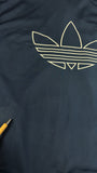 Vintage Adidas Sportjacke 90s Big Trefoil Navy Grün D7 L-XL