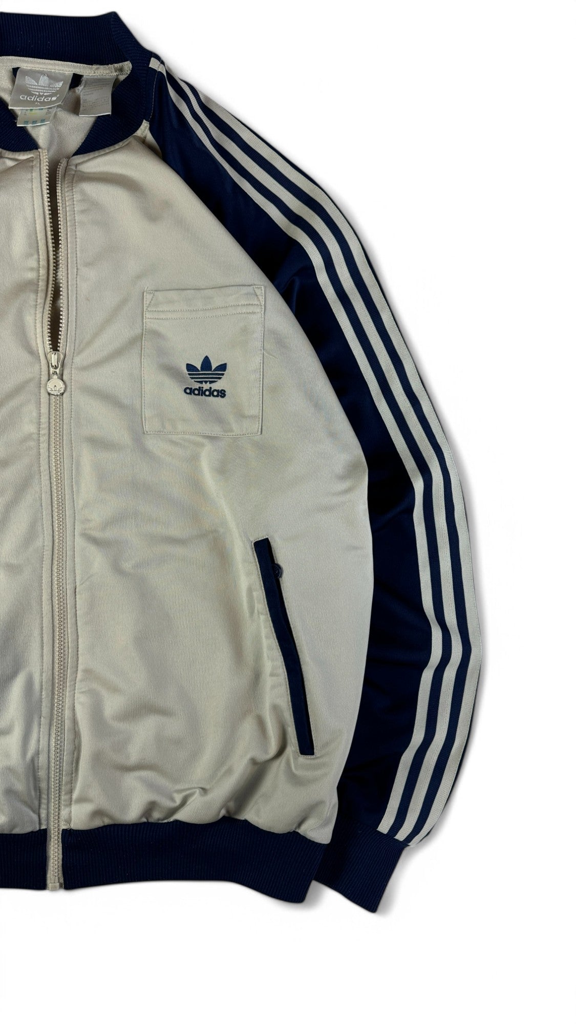Adidas Sportjacke 2000 Retro ATP Model Navy Beige XL