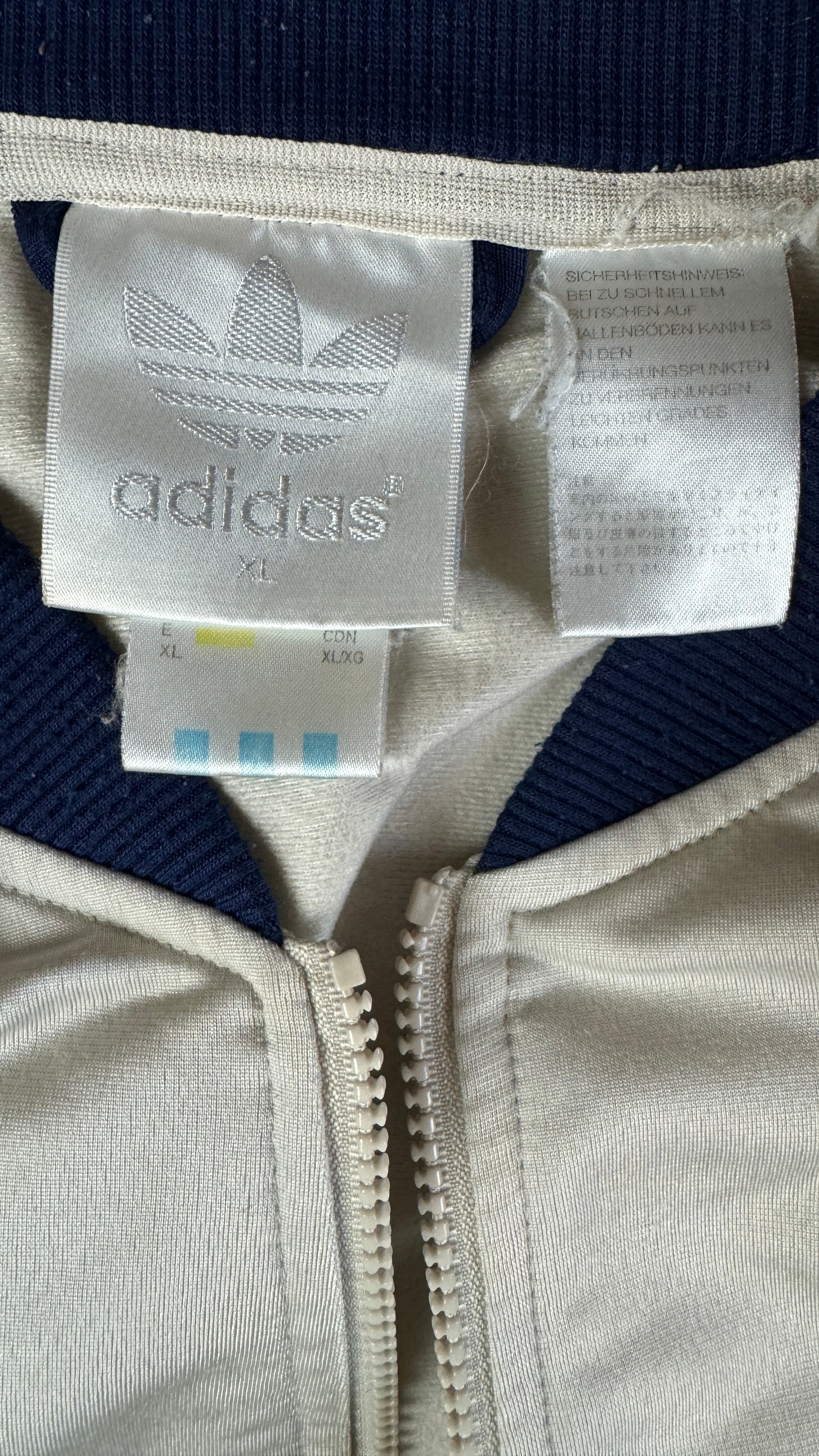 Adidas Sportjacke 2000 Retro ATP Model Navy Beige XL