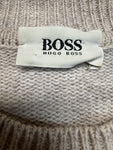 90s Hugo Boss Strickpullover Mit Schurwolle Hellbraun 56 XXL-XXXL
