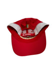 Vintage Racing Cap Rimini Italien Rot 58cm