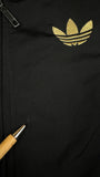 Adidas Sportjacke 2010 Retro Firebird Schwarz Gold M